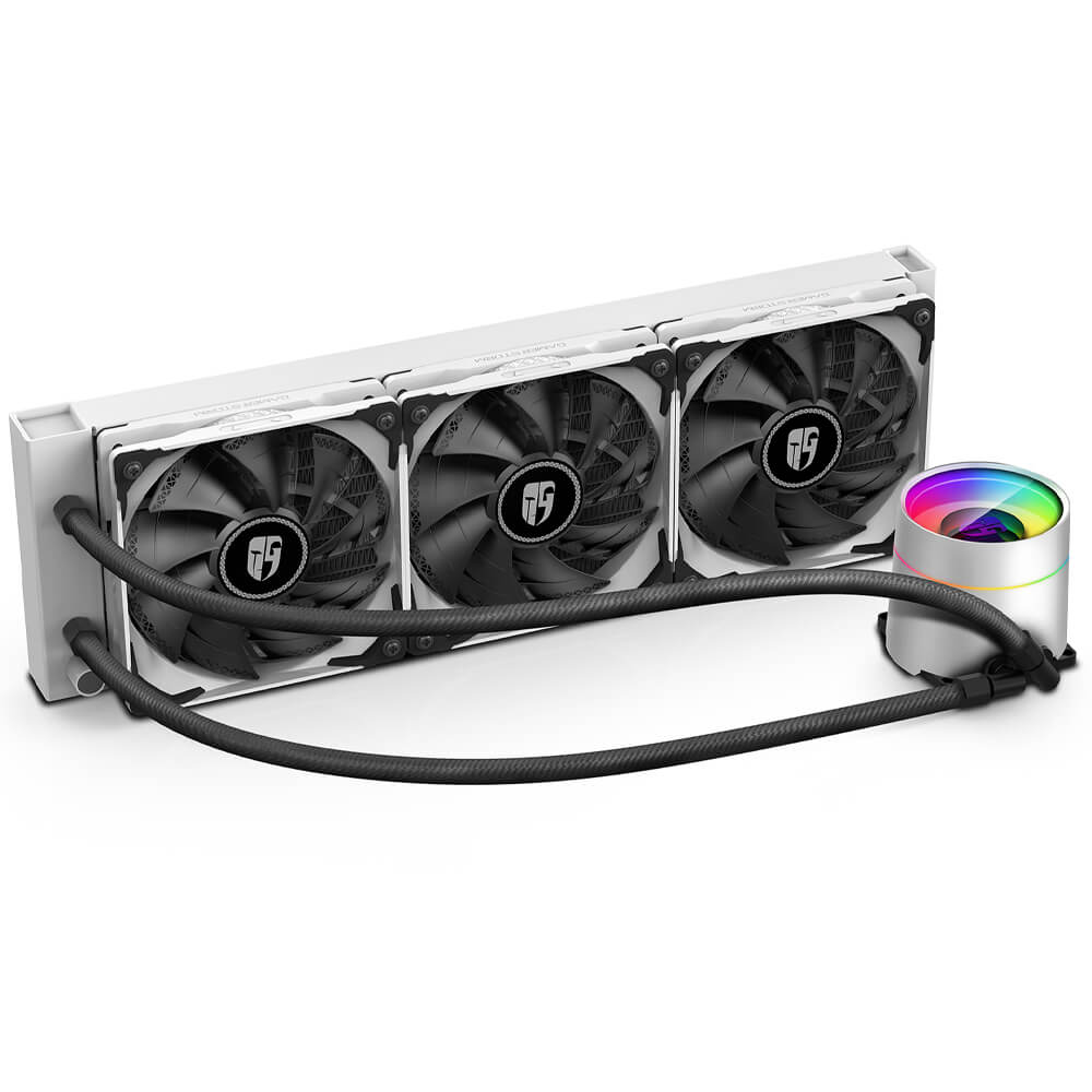 Sistema de Enfriamiento Liquido AIO Deepcool Castle 360EX White RGB - 120mm X3 Intel y Amd (Listo para LGA1200 y TRX4) Aura Sync, RGB Fusión etc., DP-GS-H12W-CSL360EXWH - Image 3
