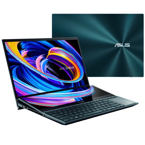 Laptop Profesional ASUS ZENBOOK PRO DUO GeForce RTX 3070 GDDR6, Intel Core i7-10870H, 16GB RAM DDR4, 1TB SSD, 15.6" UHD OLED, Windows 10 PRO, UX582LR-1716G1TSWP-01