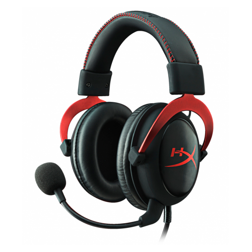 Audífonos Gamer HyperX Cloud II Red 7.1, Alámbrico, 1 Metro + 2 Metros de Extensión, 3.5mm, Negro/Rojo, 4P5M0AA