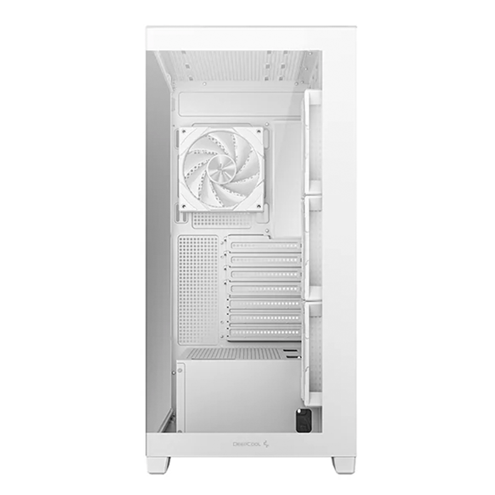 Gabinete DeepCool CG580 4F, Midi-Tower, ATX/Micro-ATX/Mini-ITX, USB 3.0, Sin Fuente, 4 Ventiladores Instalados, Blanco, R-CG5802-WHADA4-G-1 - Image 3