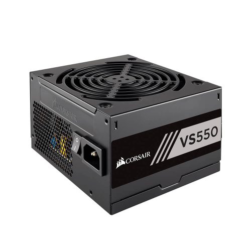Fuente de poder Corsair VS550, 80 Plus White, 550W, CP-9020171-NA