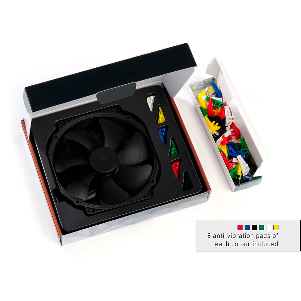 Ventilador NOCTUA NF-A15 CHROMAX BLACK, 140mm, Conexion 4 Pines, Almohadillas anti-vibración incluidas, NF-A15 HS-PWM / - Image 5