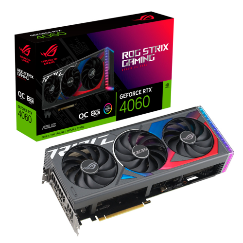 Tarjeta de Video ASUS NVIDIA ROG Strix GeForce RTX 4060 OC, 8GB 128-bit GDDR6, PCI Express 4.0, ROG-STRIX-RTX4060-O8G-GAMING, PROMO ROG