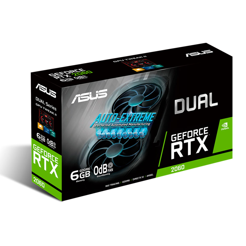 Tarjeta de Video Nvidia GeForce RTX 2060, 6GB GDDR6, ASUS-DUAL-RTX2060-6G-EVO, 3 AÑOS DE GARANTIA NACIONAL - Image 8
