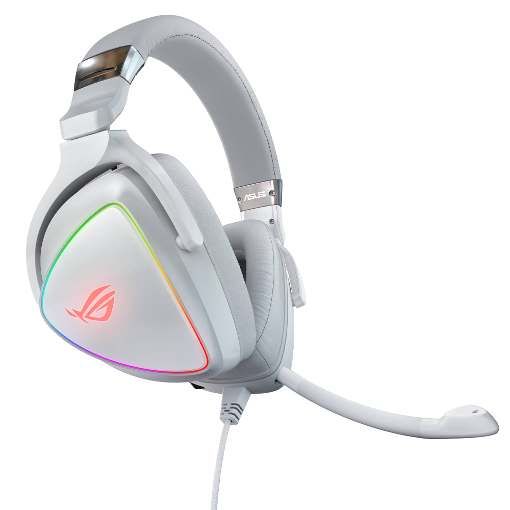 Diadema Gamer Asus ROG DELTA White/ RGB Aura Sync, PC - PS4 - Xbox One - Nintendo Switch - Tablet - Smartphone (Tipo C), 7.1 Canales (solo PC), Quad DAC Hi-Fi ESS - Image 4