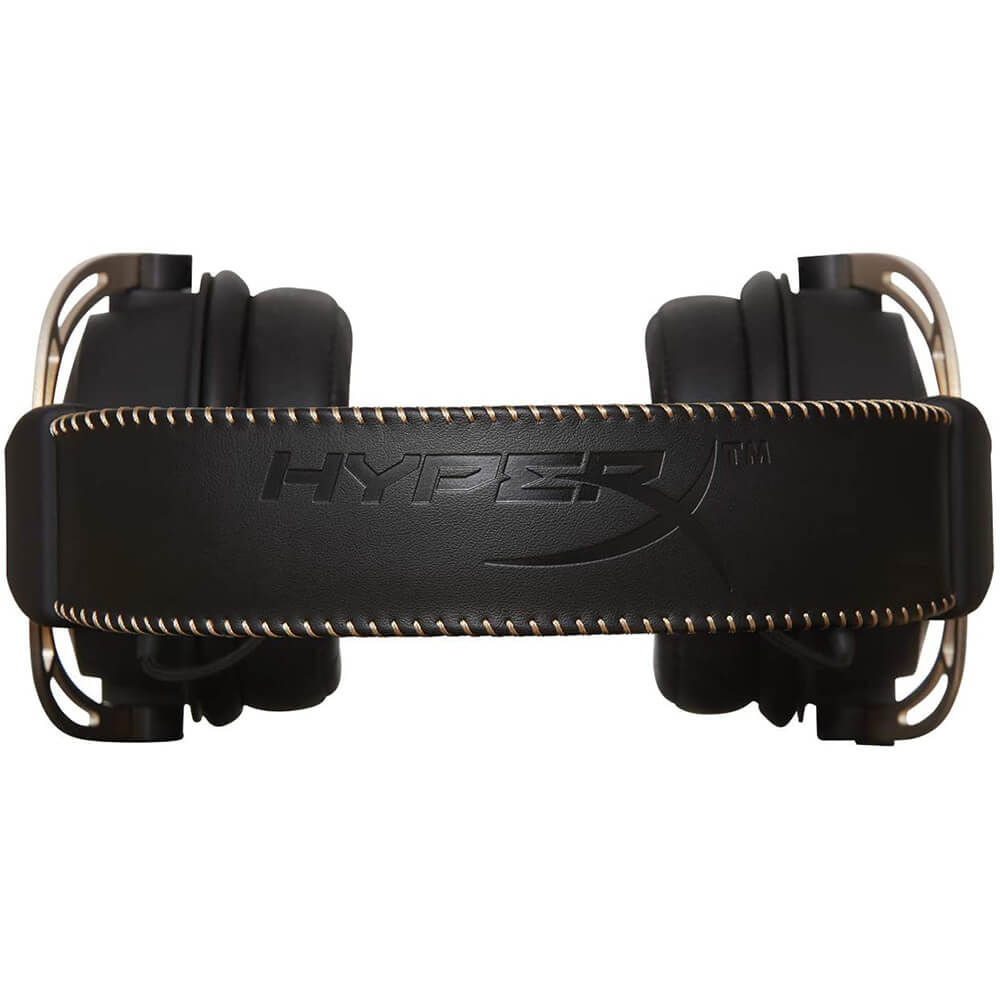 Diadema HyperX Cloud Alpha Gold con Microfono Alambrica Estereo Negro Dorado 1x3.5mm o 2x3.5mm, PC, LAP, CONSOLAS, HX-HSCA-GD/NAP - Image 6
