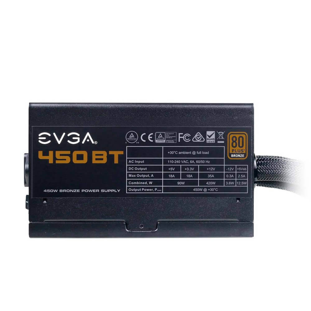 Fuente de poder EVGA 450BT, 100-BT-0450-K1, 450W, 80 Plus Bronze, 100-BT-0450-K1 - Image 4