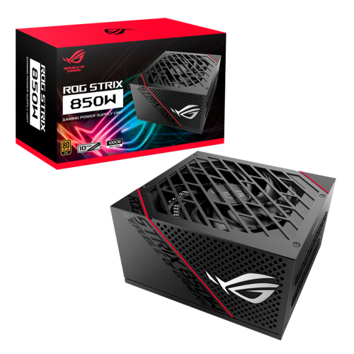 Fuente de Poder ASUS ROG Strix 850W 80+ Gold, 20+4 pin ATX, 150mm, 850W, Black, ROG-STRIX-850G