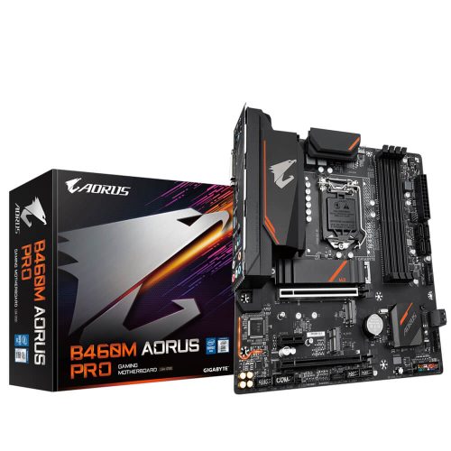 Tarjeta Madre Gigabyte B460M AORUS PRO, LGA1200, Intel 10ma y 11va Gen., Micro-ATX