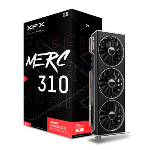 Tarjeta de Video XFX Speedster MERC 310 AMD Radeon RX 7900 XTX, 24GB, 384-bit GDDR6, PCI Express 4.0, RX-79XMERCB9