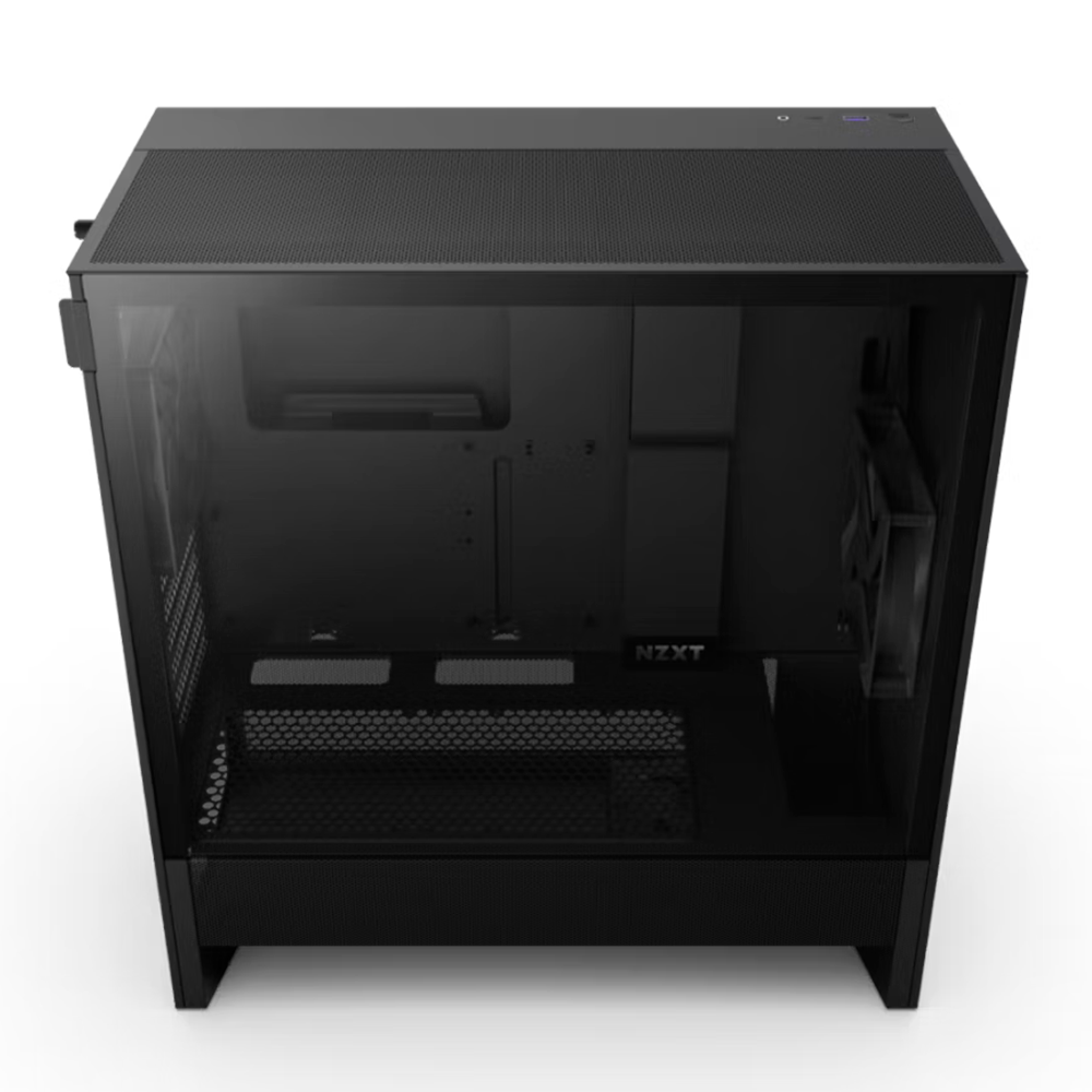 Gabinete NZXT H5 FLOW Negro, Versión 2024, Cristal Templado, Mid-Tower/ Sin Fuente, USB Tipo C, 2 Ventiladores F120Q Instalados, CC-H52FB-01, 2024H7 - Image 3