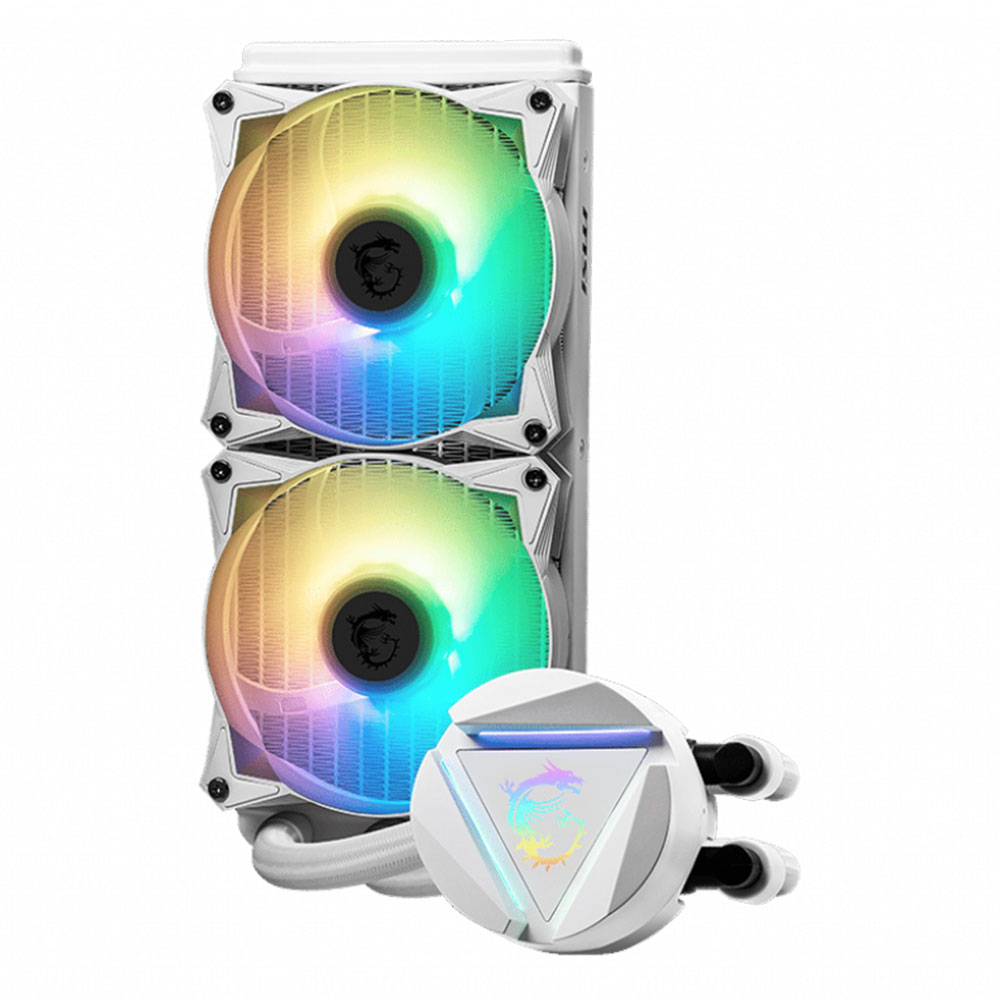 Sistema de Enfriamiento Liquido AIO MSI MAG CORELIQUID 240R V2 WHITE - 240mm Listo para Intel LGA1700 y AMD / en…