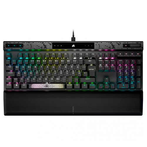 Teclado Mecánico Corsair K70 MAX RGB, Switch Cherry MGX, Alámbrico, Negro, Inglés, CH-910961G-NA