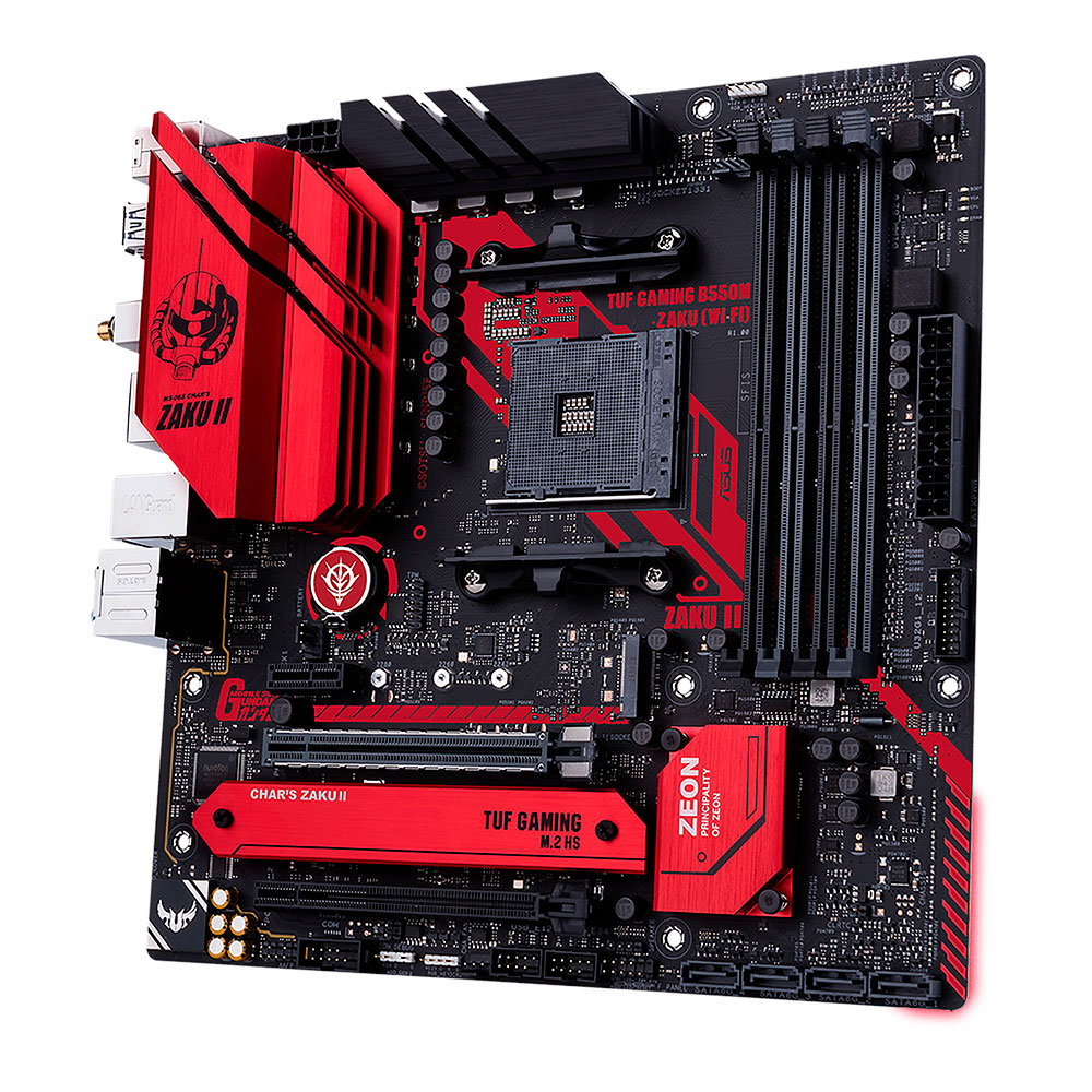 Tarjeta Madre ASUS TUF GAMING B550M-ZAKU (WI-FI), AM4, AMD RYZEN 3000 SERIES, Micro-ATX - Image 3