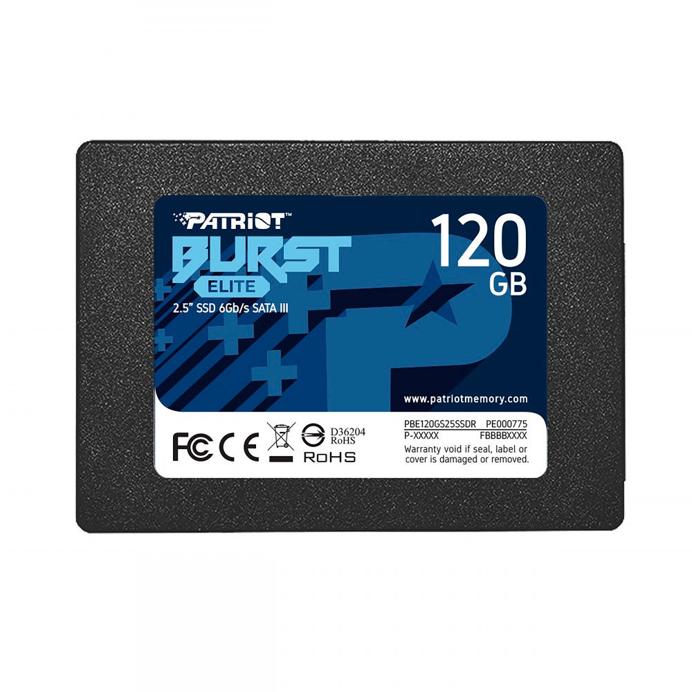 Unidad de estado solido SSD 120GB 2.5 SATA3 Patriot Memory Burst, PBE120GS25SSDR /MAX. 1 X CLIENTE