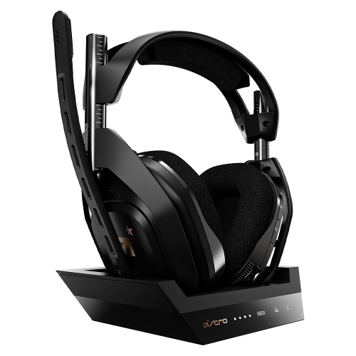 Diadema Gamer ASTRO A50 WIRELESS, Micrófono Inalámbrico, Estación de Carga, Sonido Envolvente Dolby 7.1, Compatibles con Xbox Series X y S, Xbox One, PC, Negro, 939-001681