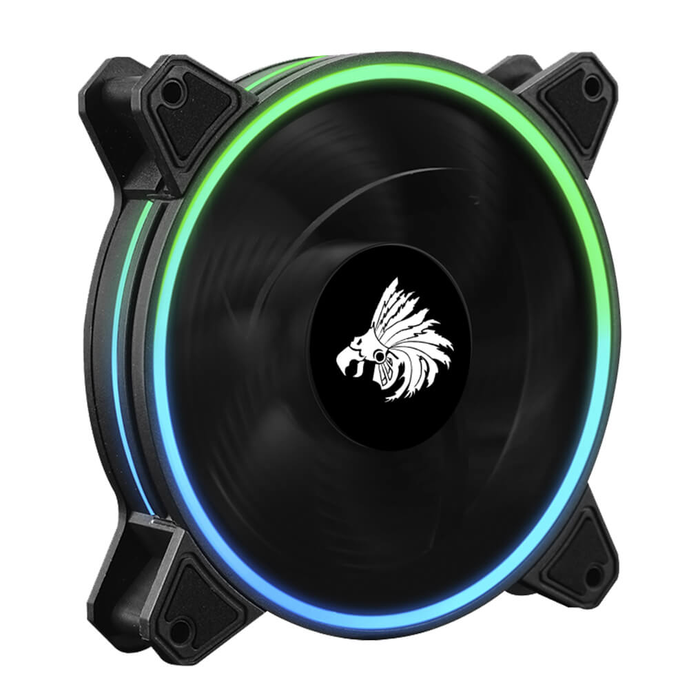 Kit de 3 Ventiladores Eagle Warrior Hurricane RGB 120mm x3, A3LEDFANRGBEGW - Image 2