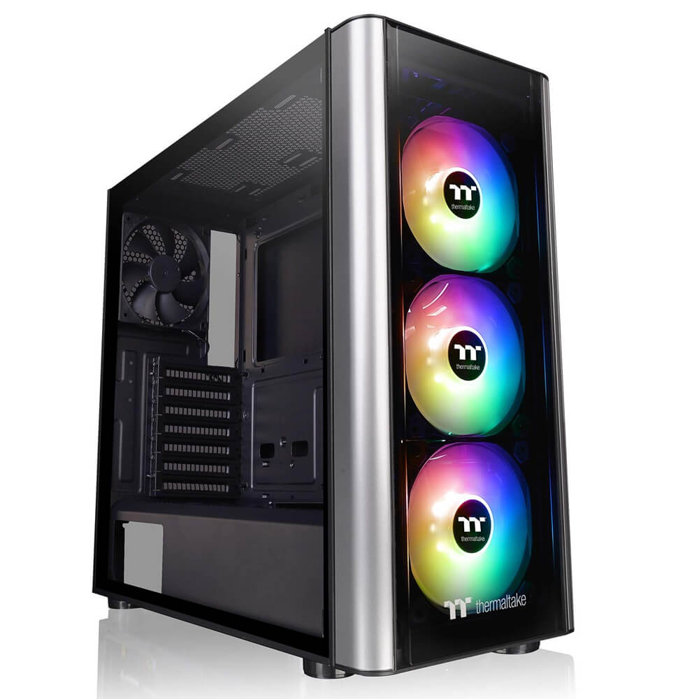 Gabinete Thermaltake Level 20 MT ARGB Cristal Templado Negro - Plata, USB 3.0, Gamer, CA-1M7-00M1WN-00