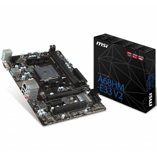 Tarjeta Madre MSI A68HM-E33 V2 Socket FM2+ AMD Micro ATX