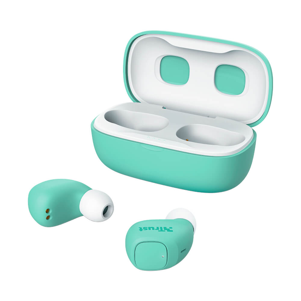 Audifonos Wireless Trust Nika Compact, Mint, 23906 - Image 2