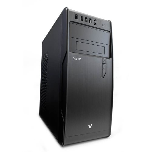 Gabinete Vorago GAB-100, USB 2.0, HD Audio, ATX Negro, PSU 500W