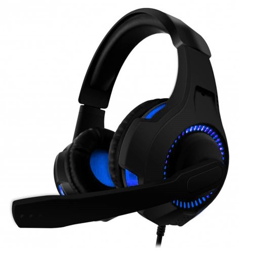 Diadema Gamer Naceb NA-0304A Azul, Microfono, Jack 3.5mm x2