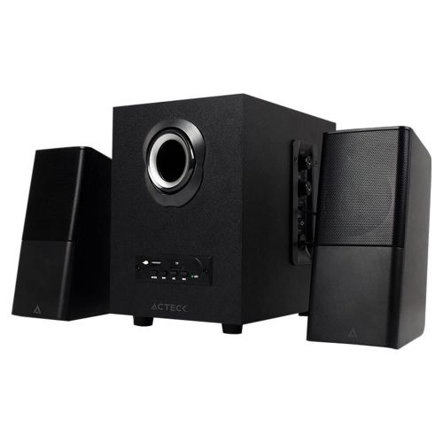 Bocinas para computadora Acteck 2.1 USB, Micro SD, AC-922067