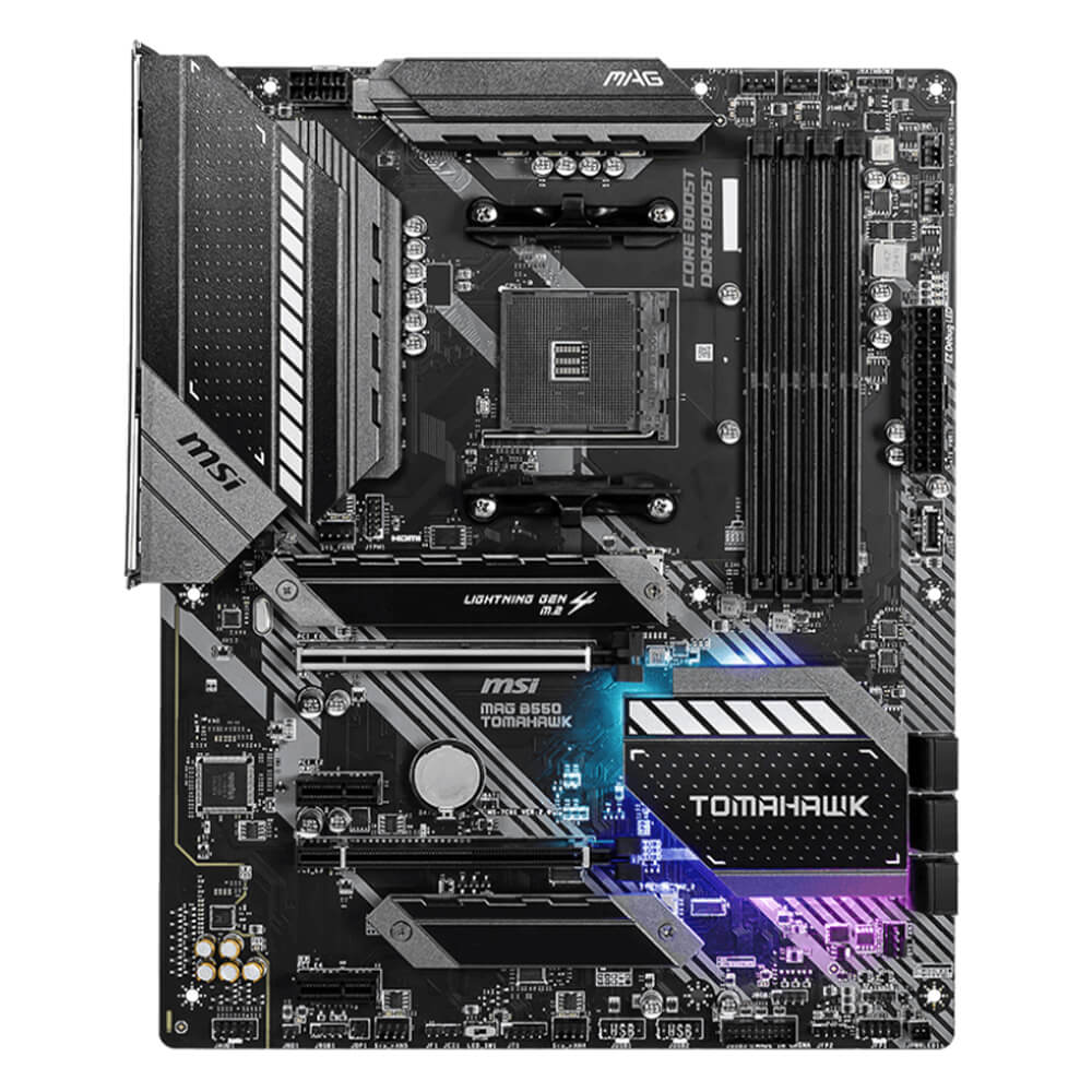 Tarjeta Madre MSI MAG B550 TOMAHAWK, AM4, AMD B550, DDR4, 4 DIMM, Ryzen 5000 Ready - Image 2