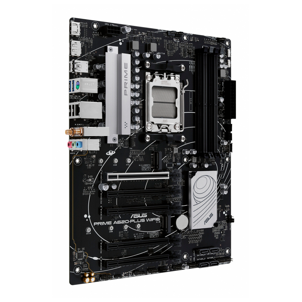 Tarjeta Madre ASUS A620-PLUS WIFI6, ATX, AM5, AMD A620, HDMI, Up to 192GB DDR5, PRIME A620-PLUS WIFI6 - Image 3