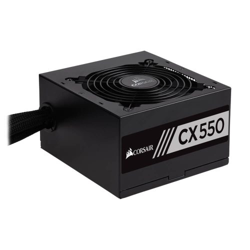 Fuente de poder Corsair CX550, 80 Plus Bronze, 550W - CP-9020121-NA/RF, Recertificada