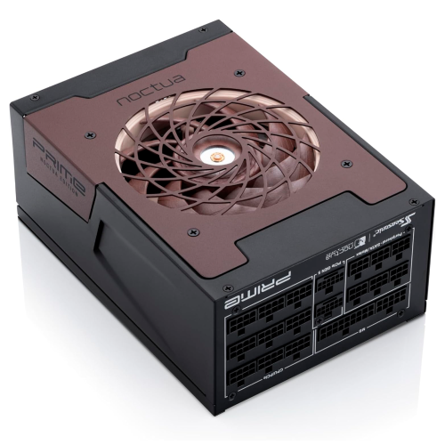 Fuente de Poder Seasonic Prime TX-1600 NOCTUA EDITION, 1600W, 80+ Titanio, ATX 3.1 y PCIe 5.1 Ready, Full Modular, Condensador japonés Premium, TX-1600