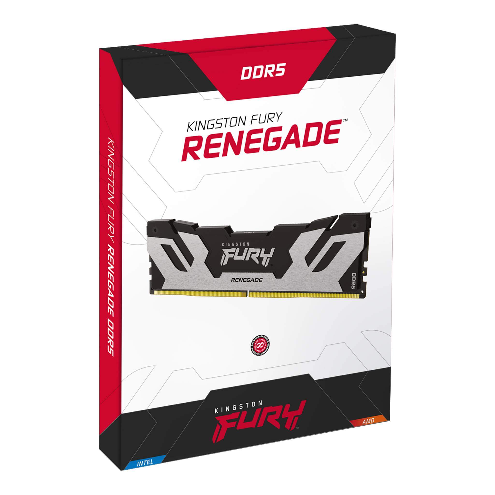 Memoria RAM Kingston FURY Renegade Silver DDR5, 6400MHz, 16GB, Non-ECC, CL32, XMP, KF564C32RS-16, /MAX. 1 X CLIENTE - Image 3