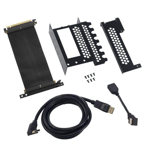 Kit de montaje vertical para GPU CableMod, Base + Cable Riser/ HDMI + DisplayPort, CableMod - CM-VPB-HDK-R