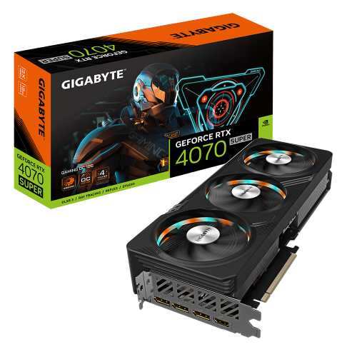 Tarjeta de Video GIGABYTE NVIDIA GeForce RTX 4070 Super OC, 12GB 192-bit GDDR6X, PCI Express 4.0, GV-N407SGAMING OC-12GD