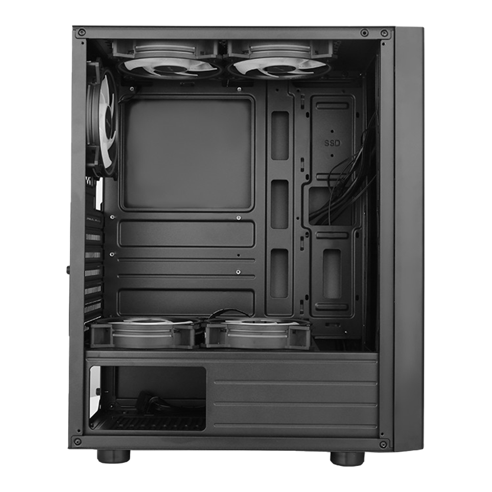 Gabinete Eagle Warrior Loop RGB, Cristal Templado, ATX, Micro ATX, Mini ITX, USB 3.0 - CG3302LOOPEGW - Image 3