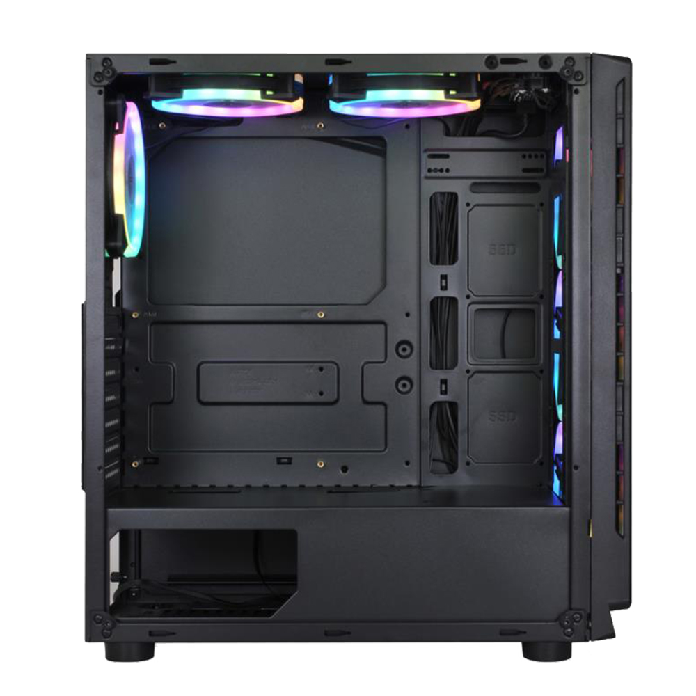 Gabinete Gamer Xzeal XZ120, ATX, USB 3.0, Ventana Lateral, Led Multicolor, XZCGB03B, PROMOXZEAL - Image 2