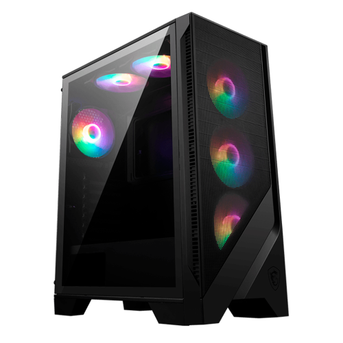 Gabinete MSI MAG FORGE 120A AIRFLOW, Midi-Tower, ATX/Micro-ATX/Mini-ITX, USB 3.0, Sin Fuente, 6 Ventiladores Instalados, Negro, MAG FORGE 120A AIRFLOW/ NAVIDAD