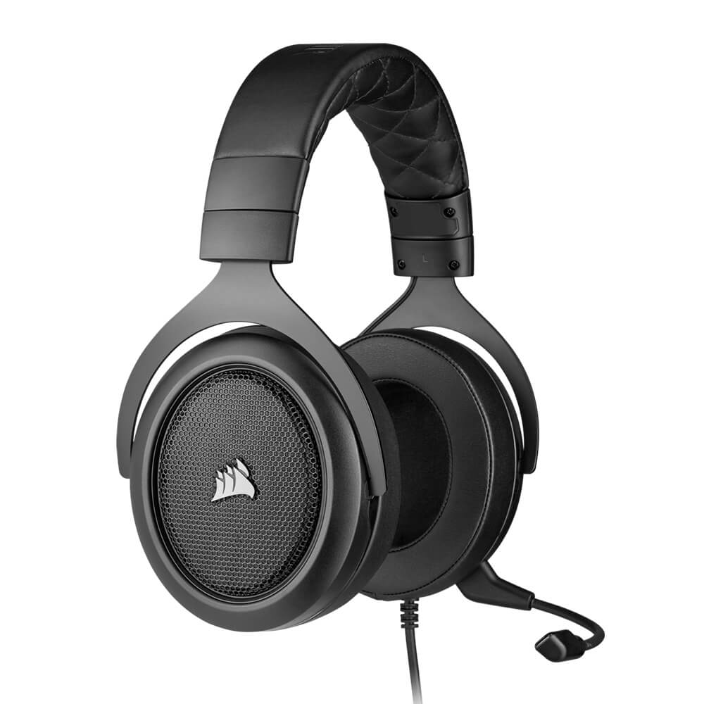 Diadema Corsair HS50 Pro Carbón con Microfono Alambrica Estereo 3.5mm, PC - PS4 - XBOX ONE - Switch, CA-9011215-NA - Image 2
