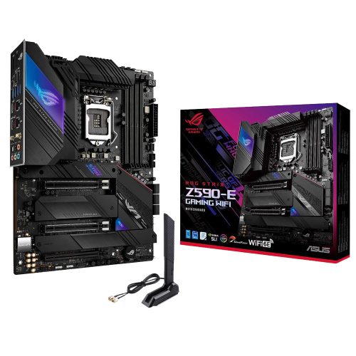 Tarjeta Madre Asus ROG STRIX Z590-E GAMING WIFI Socket LGA1200 Intel Z590 ATX, DDR4