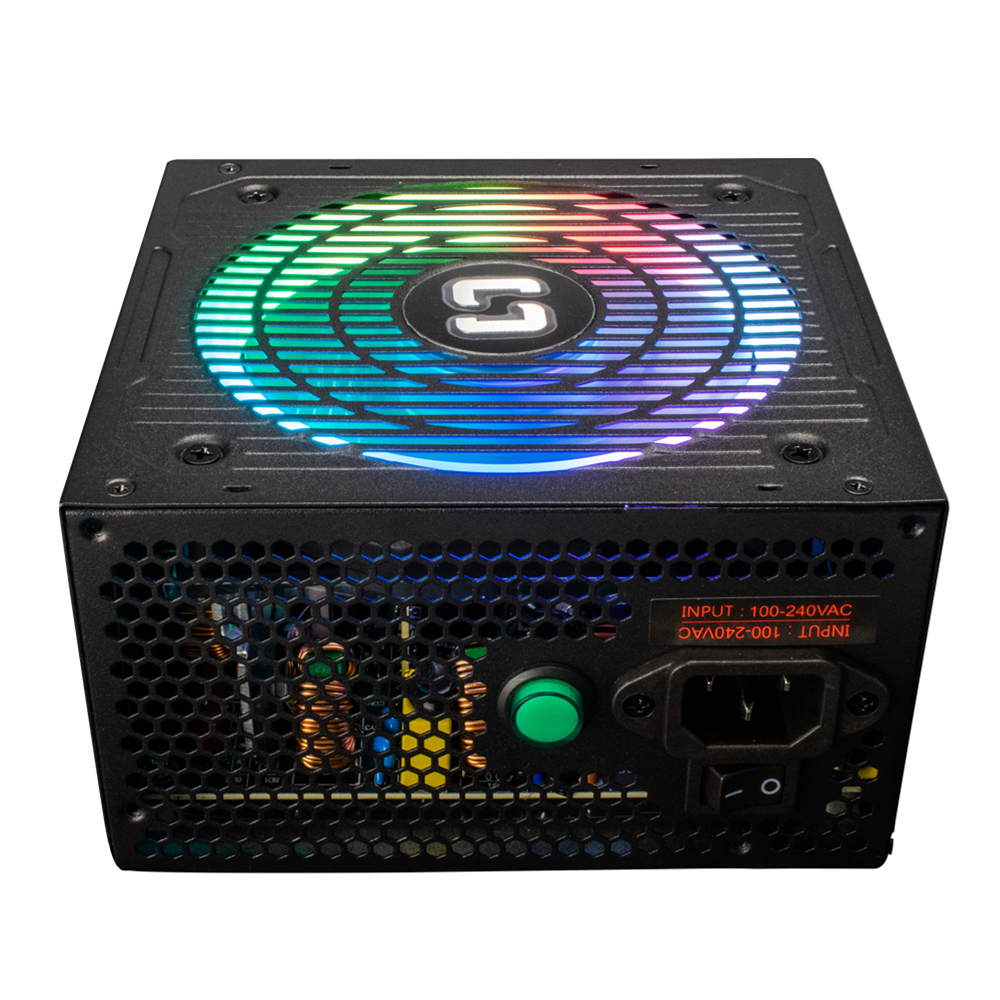 Fuente de poder Balam Rush GR650SM 650W Certificacion 80+ Bronze, RGB Led, BR-931175 - Image 2