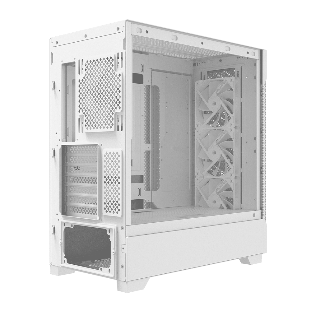 Gabinete XPG STARKER AIR BTF, Cristal Templado, ARGB LED, Back Connect Compatible, USB 3.2, 4 Ventiladores ARGB, Blanco, STARKERAIRBTFMTAWHCWW/ NAVIDAD - Image 4
