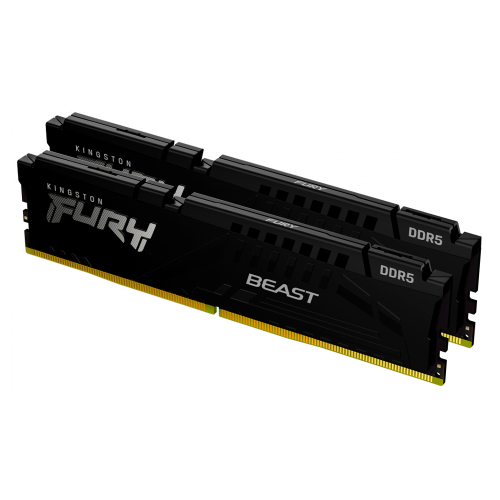 Kit Memoria RAM Kingston FURY Beast, DDR5, 6000MHz, 32GB (2x16GB), CL30, KF560C30BBK2-32 /MAX. 1 X CLIENTE
