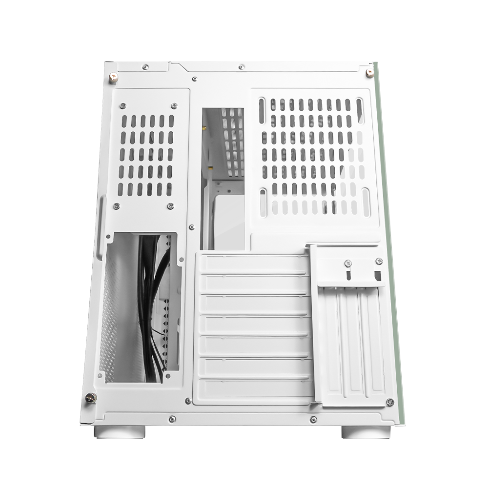 Gabinete Game Factor Csg700, Atx, 2 Usb2.0, 1 Usb3.0, Cristal Templado Frontal Y Lateral, Sin Fuente, Blanco, CSG700/ NAVIDAD - Image 4