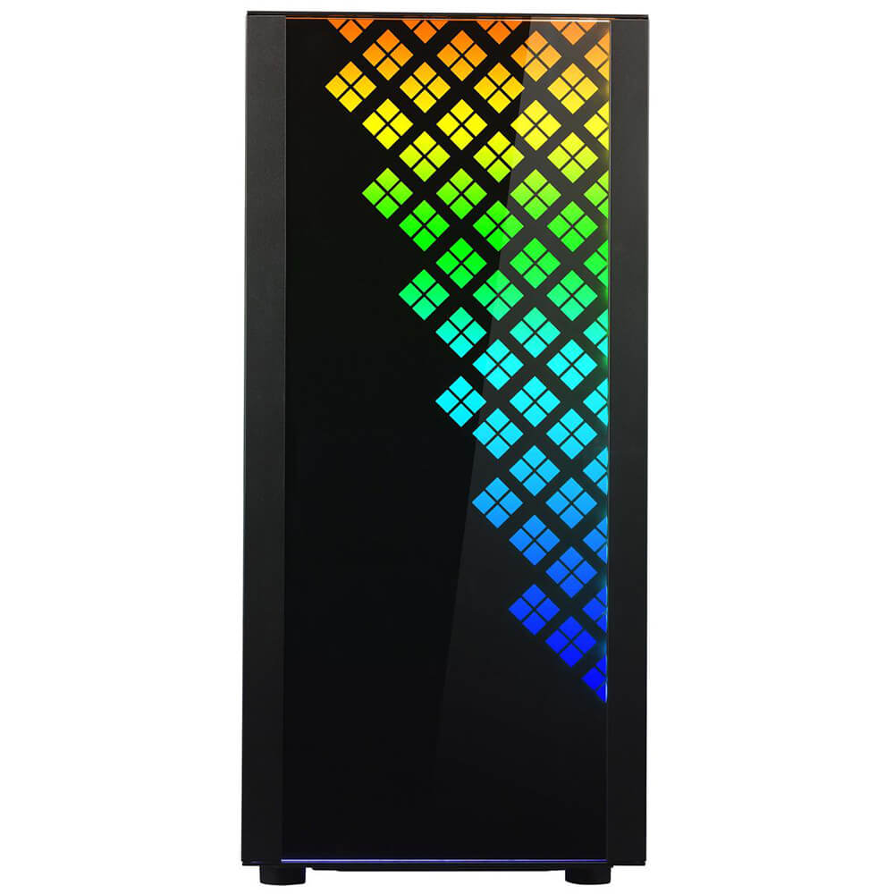 Gabinete Gamer Bitfenix Dawn TG RGB Aura Sync, Panel Frontal Led Sync, Cristal Templado, Black, USB 3.1 Tipo C, ATX - BFC-DAW-500-KKGSK-RP - Image 3