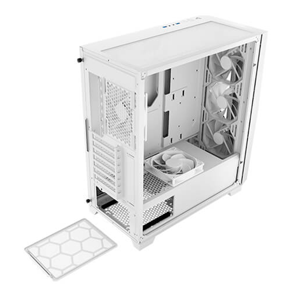 Gabinete Antec DF800 Flux, Con Ventana Lateral, Midi-Tower, ATX/Mini-ITX/Micro-ATX, USB 3.0, Sin Fuente, 5 Ventiladores Instalados, Blanco, DF800 FLUX WHITE - Image 5