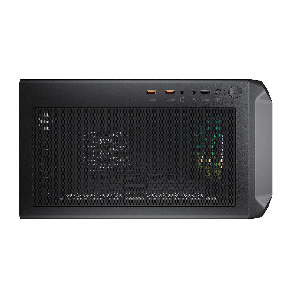 Gabinete Cougar Archon 2 Mesh RGB, Cristal Templado, Midi-Tower, ATX/Micro ATX/Mini-ITX, USB 2.0/3.0, Sin Fuente, 3 Ventiladores ARGB, Negro, 385CC50.0001 - Image 5