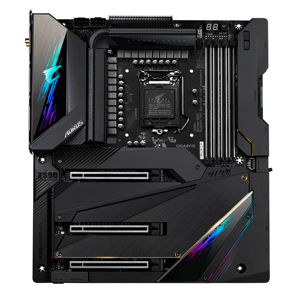 Tarjeta Madre Gigabyte Z590 AORUS XTREME Socket LGA1200 Intel Z590 E-ATX, DDR4 / - Image 2