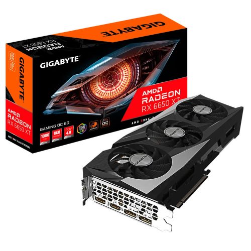 Tarjeta de Video Radeon RX 6650 XT Gaming OC 8GB, Sistema de Refrigeración Windforce 3x, 8GB, 128bits, GGR6, GV-R665XTGAMING OC-8GD