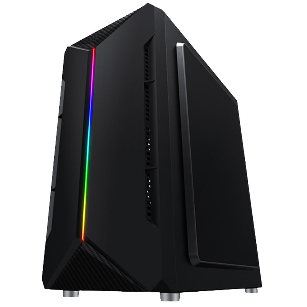 Gabinete Jaguar Warrior Titans RGB, Ventana Lateral, Micro ATX, Mini ITX, USB 3.0 - CGTITANJGW, Soporte para SSD Sata, Sin bahía para HDD - Image 3