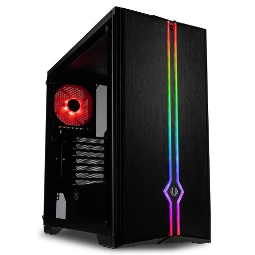 Gabinete Gamer Bitfenix Saber RGB Aura Sync, Cristal Templado, Black, USB 3., ATX - BFC-SBR-300-KKGSK-RP